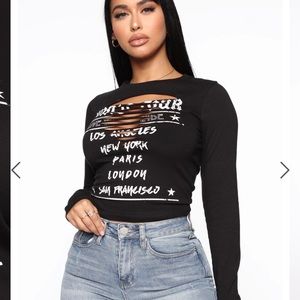 On Tour Rock Long Sleeve Top.